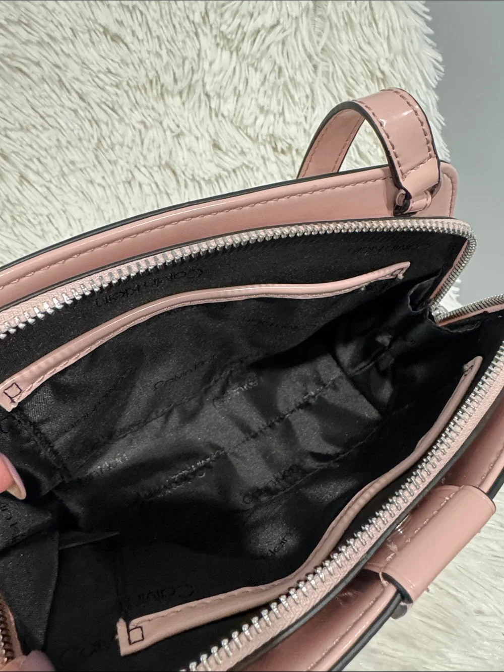 Calvin Klein Audrey Floral Emboss Crossbody - Picture 7 of 9